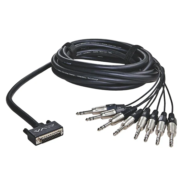 Alva D-Sub25 to 8 x TRS Snake - 6m