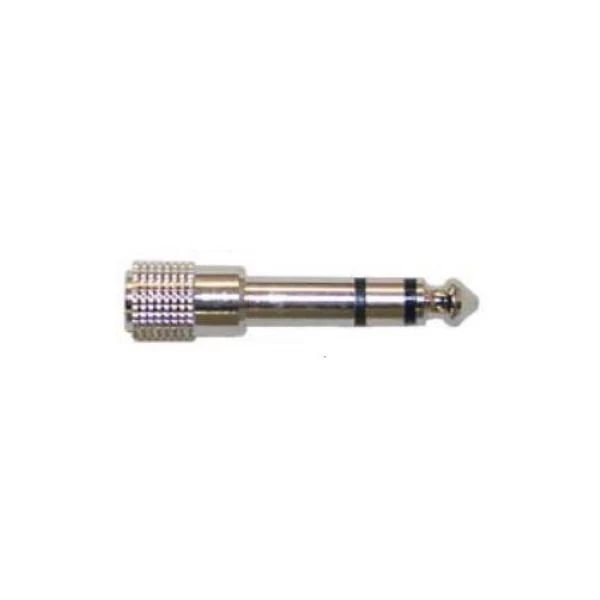 AMS Headphone Adaptor - Metal (3.5mm-F TRS to 1/4inch-M TRS)