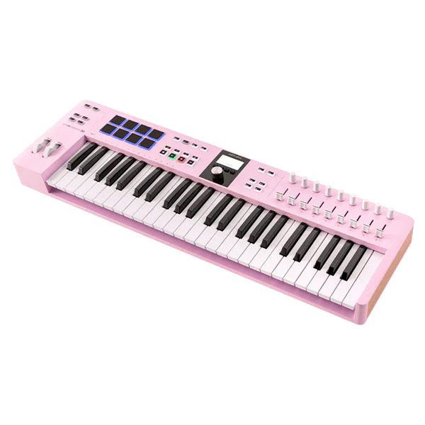 Arturia KeyLab Essential mk3 49-key Keyboard Controller (Rose Quartz) - Image 2