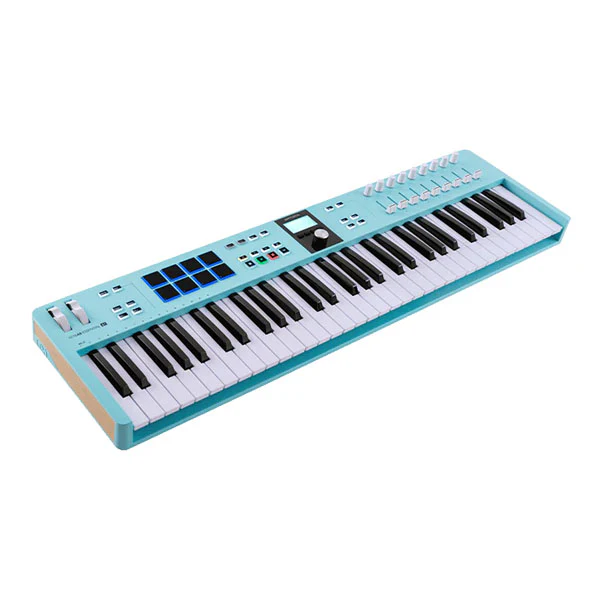 Arturia KeyLab Essential mk3 61-Key Keyboard Controller (Aquamarine) - Image 3