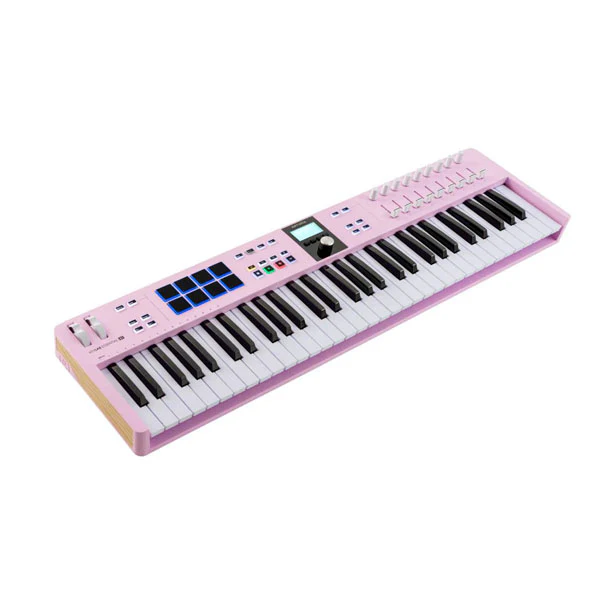 Arturia KeyLab Essential mk3 61-Key Keyboard Controller (Rose Quartz) - Image 2
