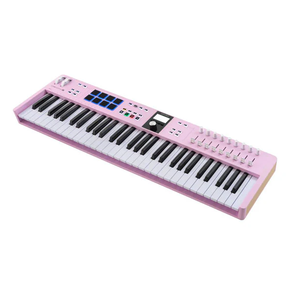Arturia KeyLab Essential mk3 61-Key Keyboard Controller (Rose Quartz) - Image 3