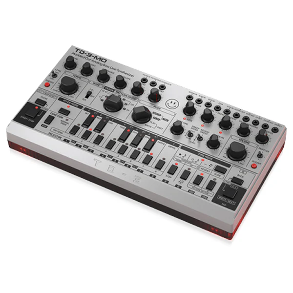 Behringer TD-3-MO-AM Modded Out Analog Bass Synth - Silver - Image 2