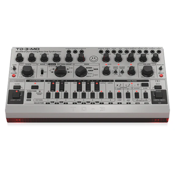 Behringer TD-3-MO-AM Modded Out Analog Bass Synth - Silver - Image 3