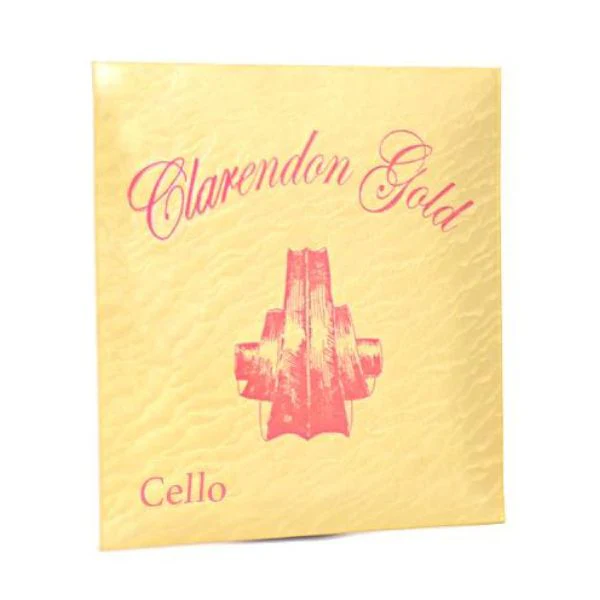 Clarendon Gold Cello Strings 1-2 Set