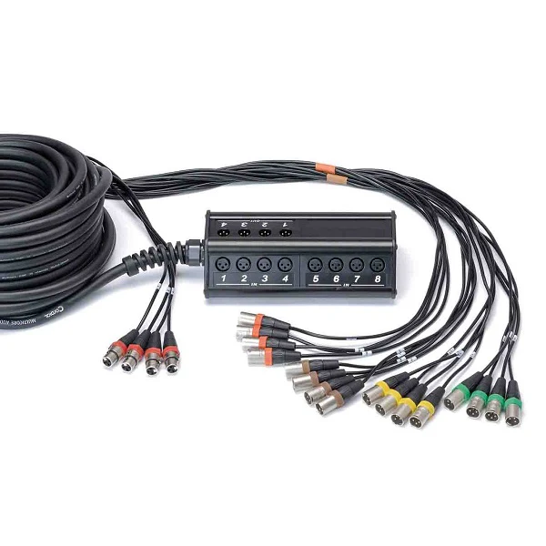 Cordial Multicore Pigtail XLR REAN 16 Input x 4 Output - 30m