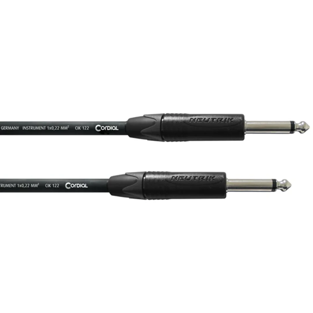 Cordial Select Instrument Cable Straight to Straight 9m