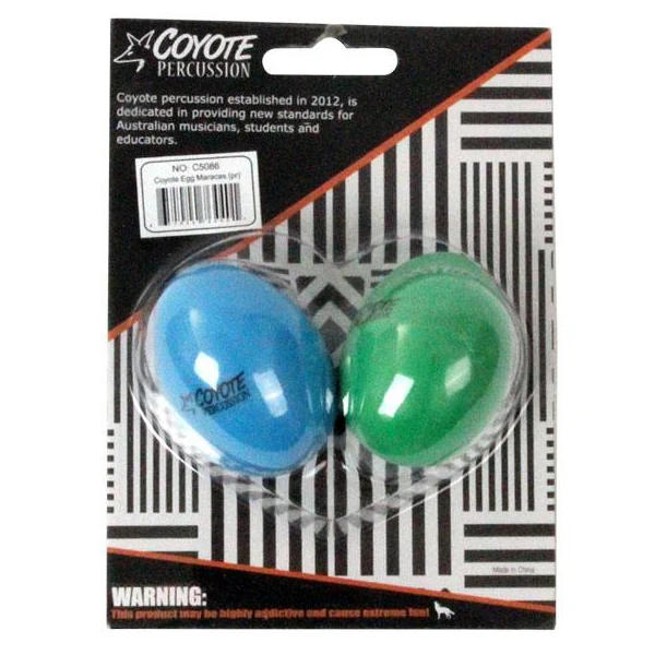 Coyote Egg Maracas Pair (C5086)