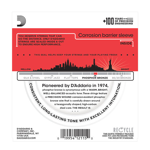 D'Addario EJ17-3D - 3 Set Value Pack - Image 2