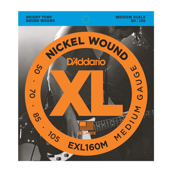 D'Addario EXL160M  Medium Scale 50-105