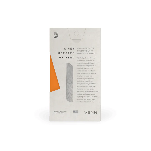D'Addario Venn G2 Alto Saxophone Reed - Size 3.5 - Image 2