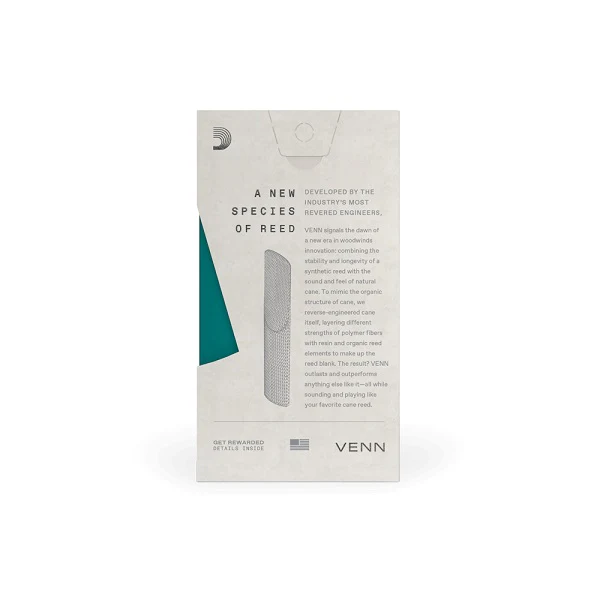 D'Addario Venn G2 Bb Clarinet Reed - Size 3.0 - Image 2