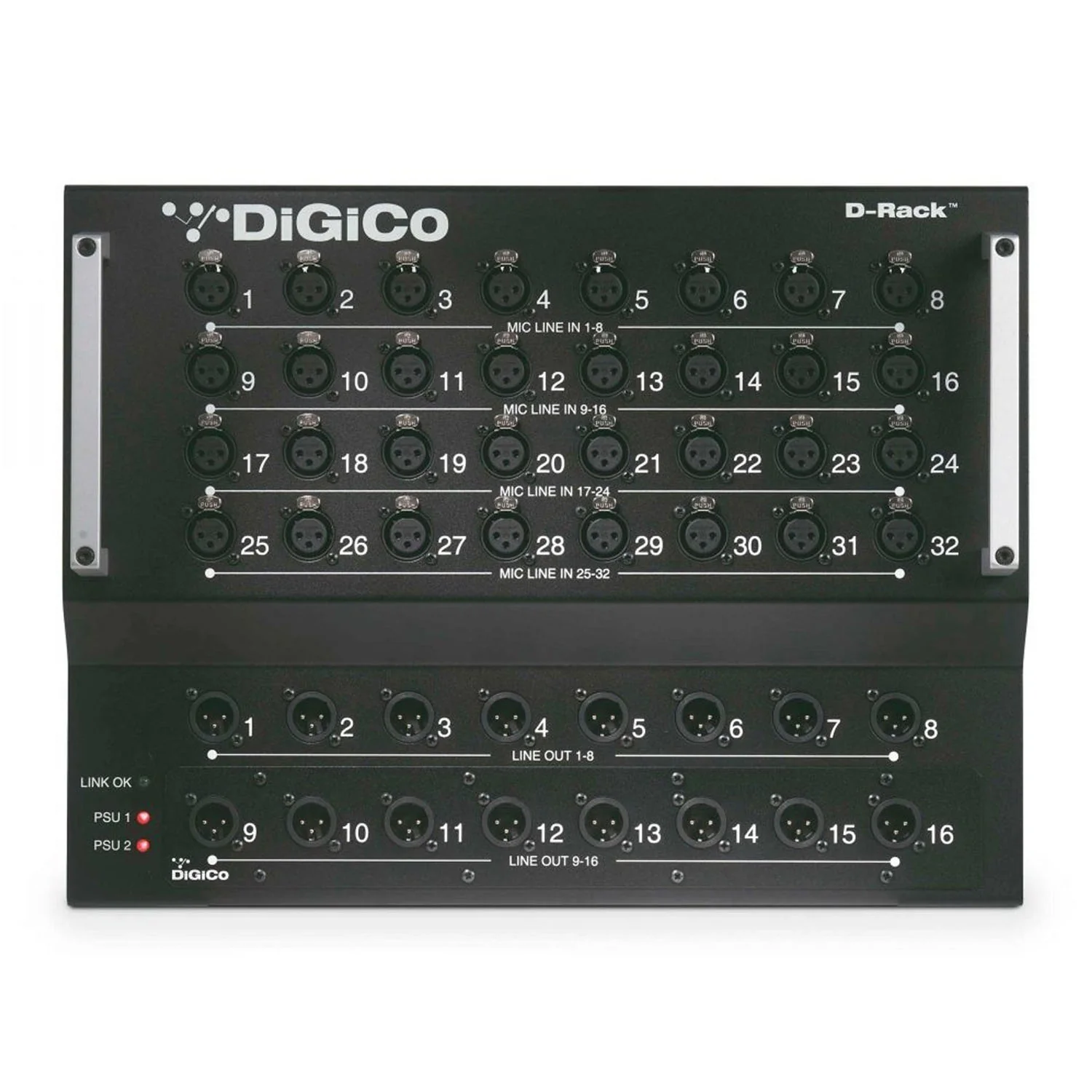 DiGiCo D-Rack 2PSU with Extra 8-channel Output Card (Pre-Owned) - Image 2