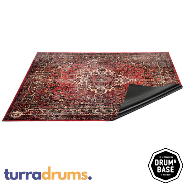DRUMnBASE VP225 Original Red Stage Mat 185cmx160cm
