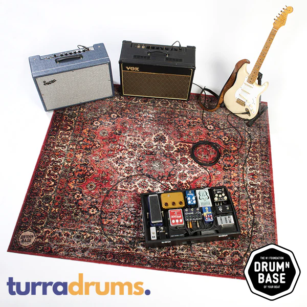 DRUMnBASE VP225 Original Red Stage Mat 185cmx160cm - Image 6