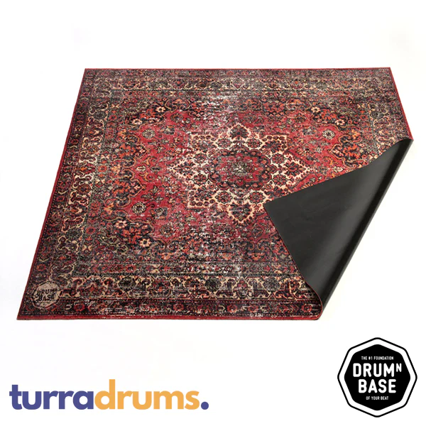 DRUMnBASE VP225 Original Red Stage Mat - 225cmx185cm