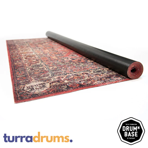 DRUMnBASE VP225 Original Red Stage Mat - 225cmx185cm - Image 3