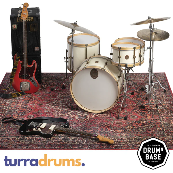 DRUMnBASE VP225 Original Red Stage Mat - 225cmx185cm - Image 4