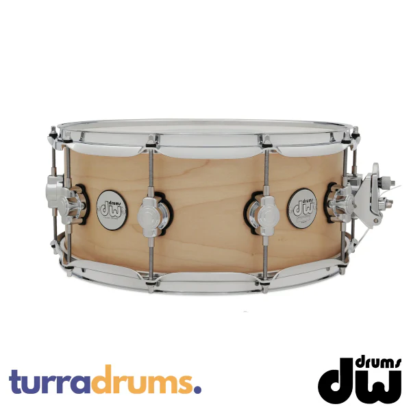 DW Design Series Maple Snare Drum (14" x 6") - Image 4