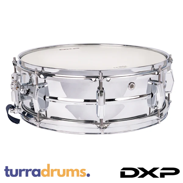 DXP 14 x 5 Inch Chrome Plated Steel Snare Drum (DXP1450S)
