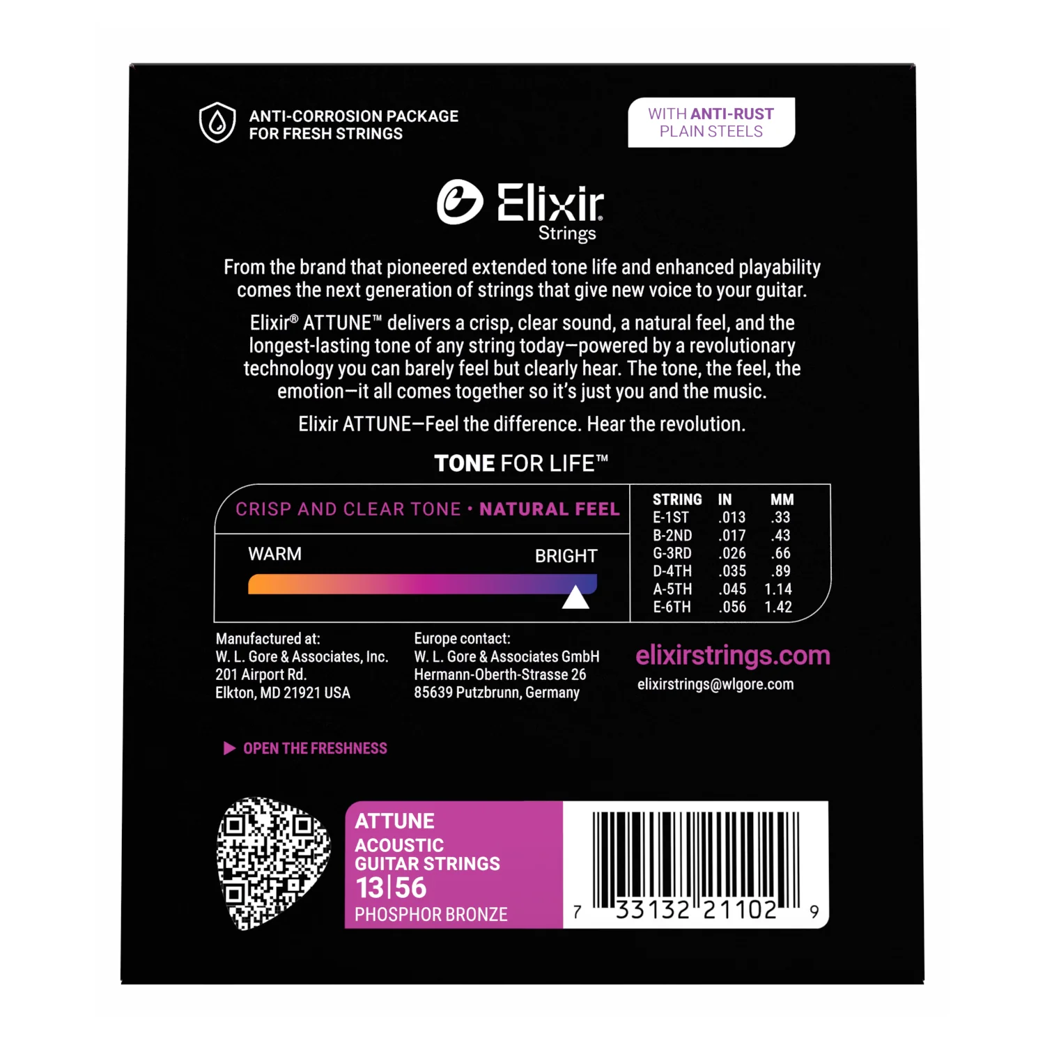Elixir Attune Phosphor Bronze - Medium - Image 2