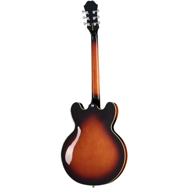 Epiphone Bonehead Riviera - Dark Tobacco Sunburst - Image 2