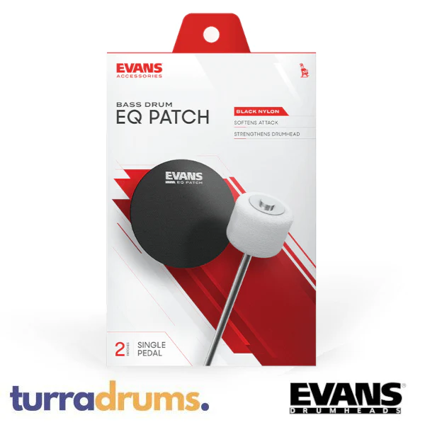 Evans EQ Patch Black Nylon Single (2-Pack) - Image 2