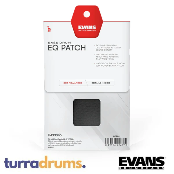 Evans EQ Patch Black Nylon Single (2-Pack) - Image 3