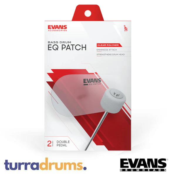 Evans EQ Patch Clear Nylon Double (2-Pack) - Image 2
