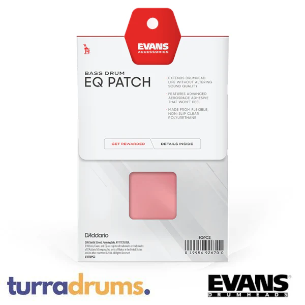 Evans EQ Patch Clear Nylon Double (2-Pack) - Image 3