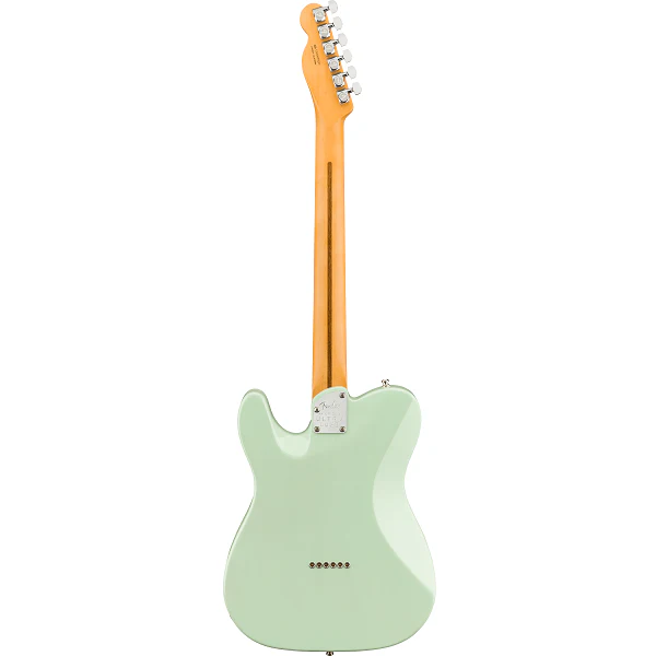 Fender American Ultra Luxe Telecaster RW - Transparent Surf Green - Image 2