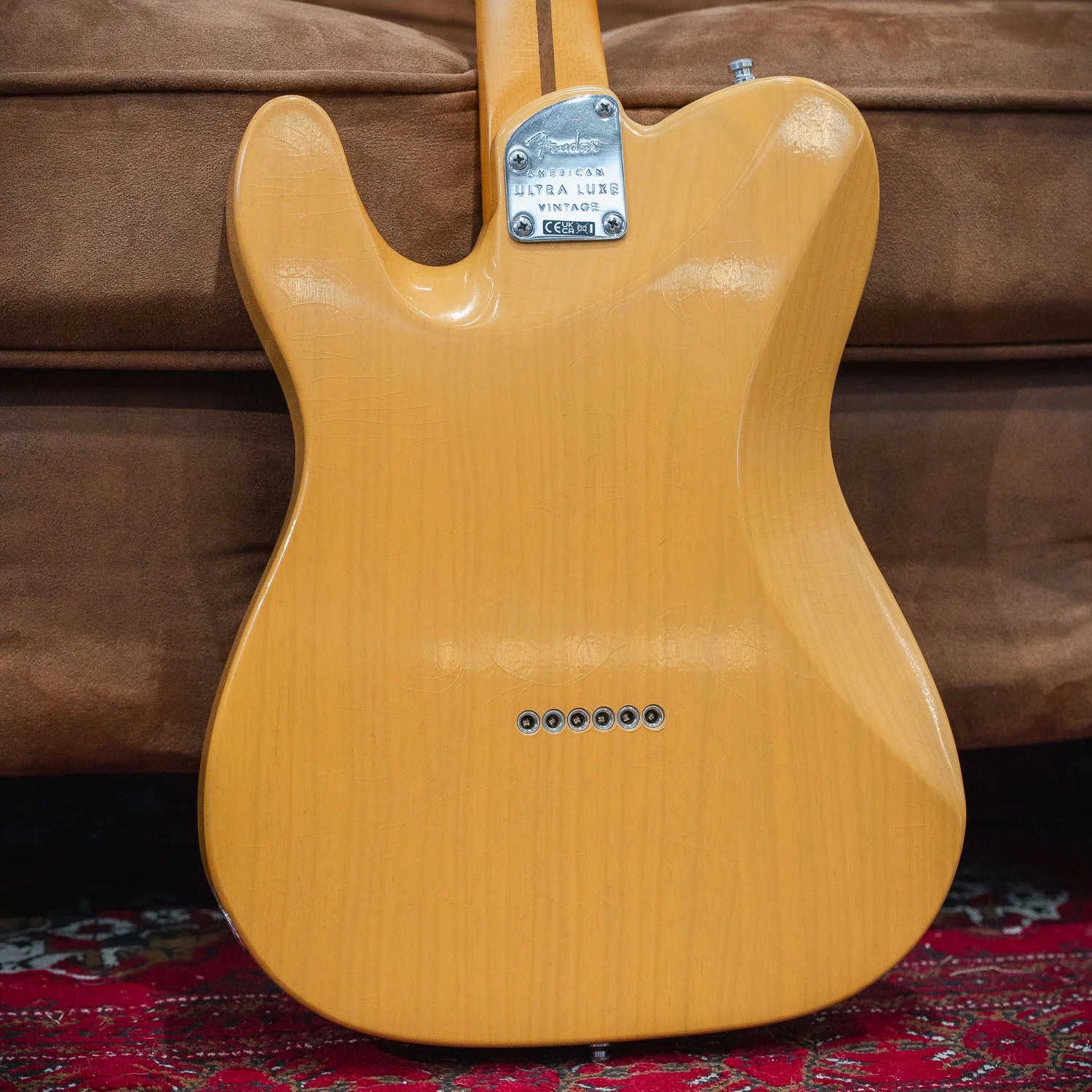 Fender American Ultra Luxe Vintage '50s Telecaster - Butterscotch Blonde - Image 4