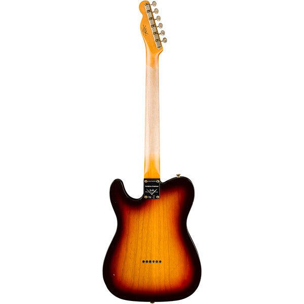 Fender Custom Shop 59 Tele Journeyman Relic Aged Chocolate 3-Tone Sunburst - Image 2