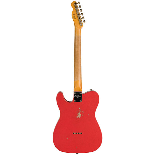 Fender Custom Shop 63 Telecaster Relic Aged Fiesta Red - Image 2
