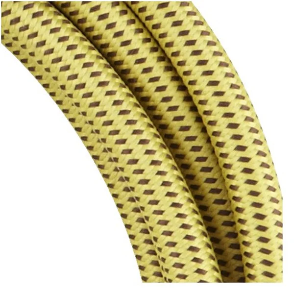 Fender Deluxe Series Instrument Cable 18.6ft - Tweed (Straight - Right-Angle) - Image 3