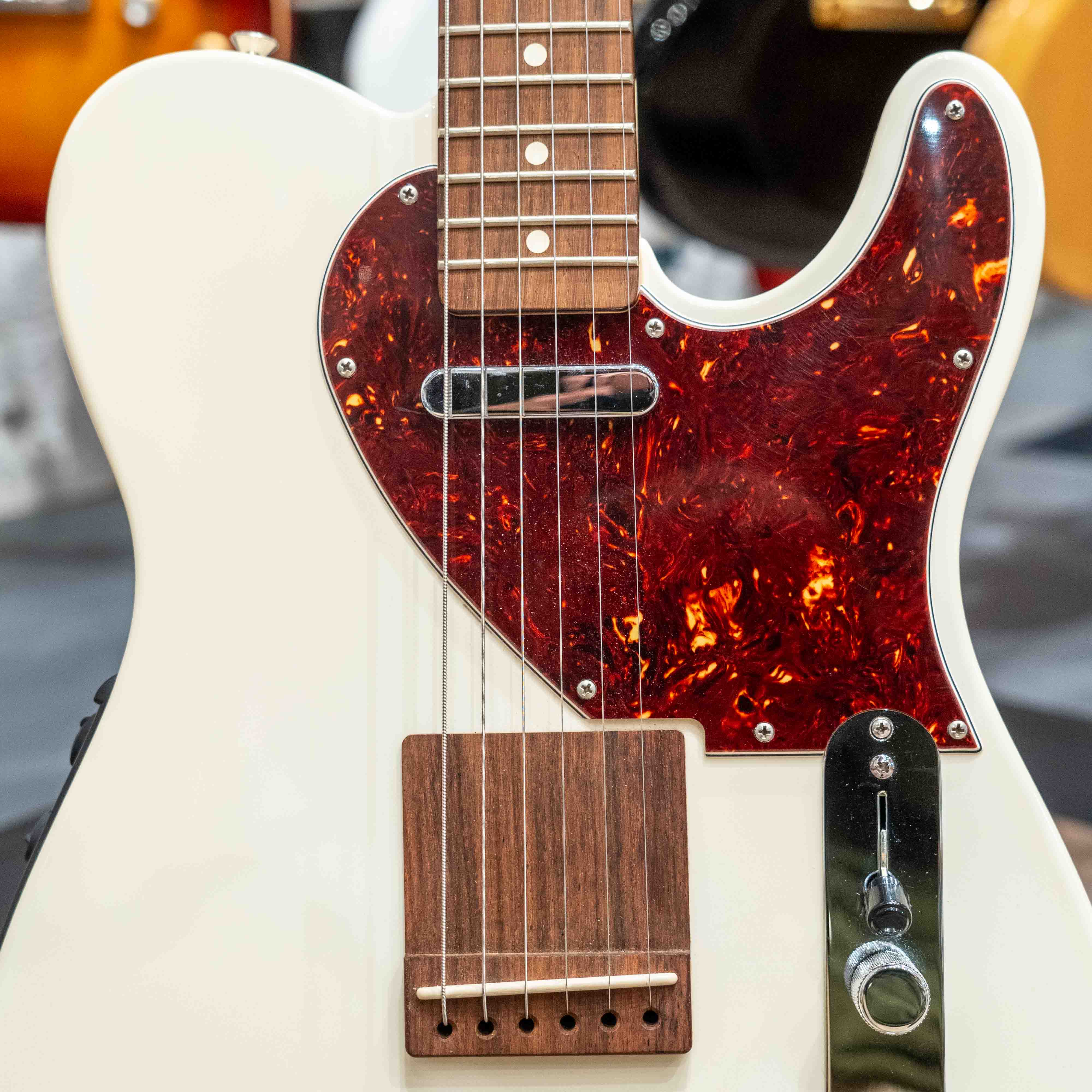 Fender Mexican Acoustasonic Telecaster 2010 - Olympic White (Pre-Owned) - Image 10
