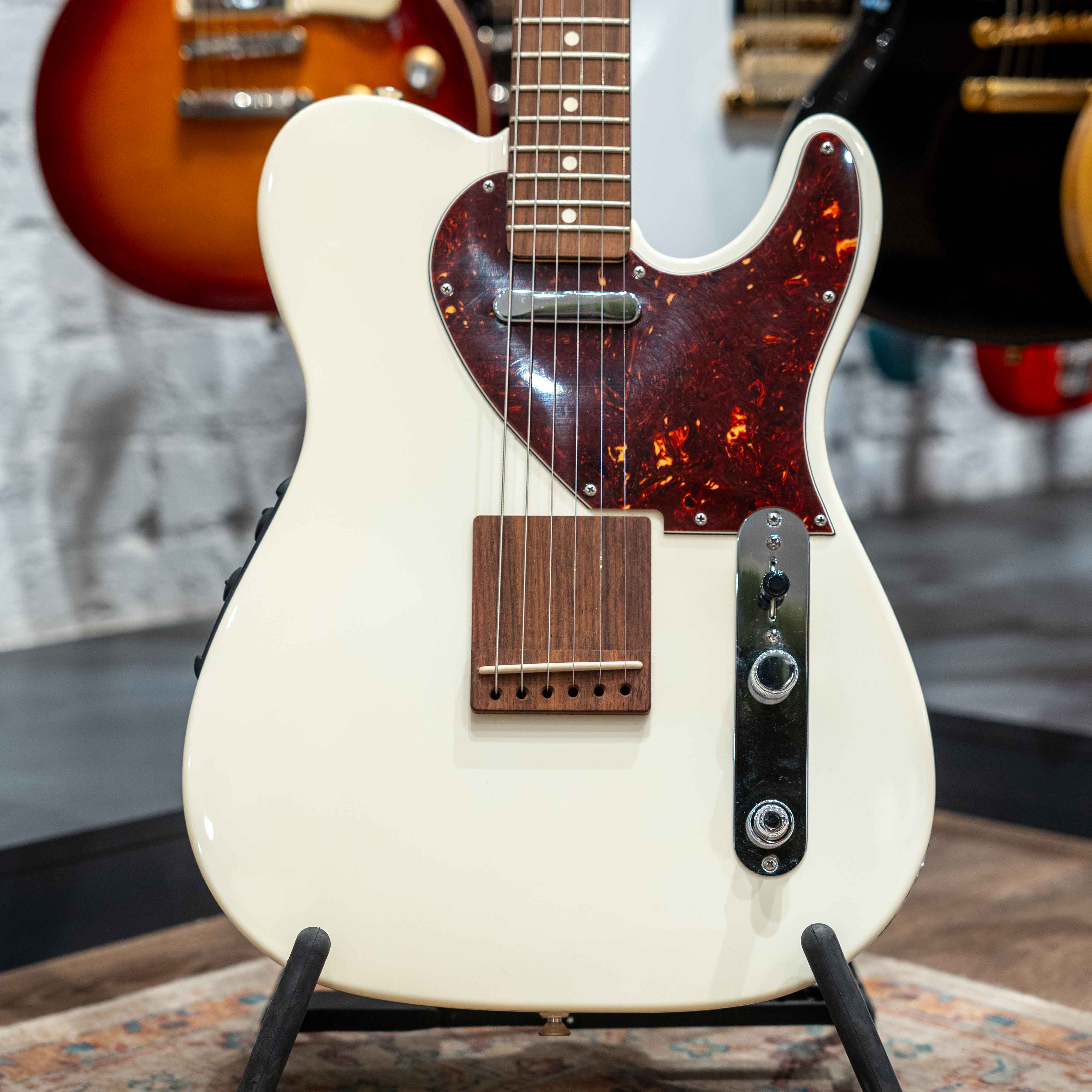 Fender Mexican Acoustasonic Telecaster 2010 - Olympic White (Pre-Owned) - Image 2