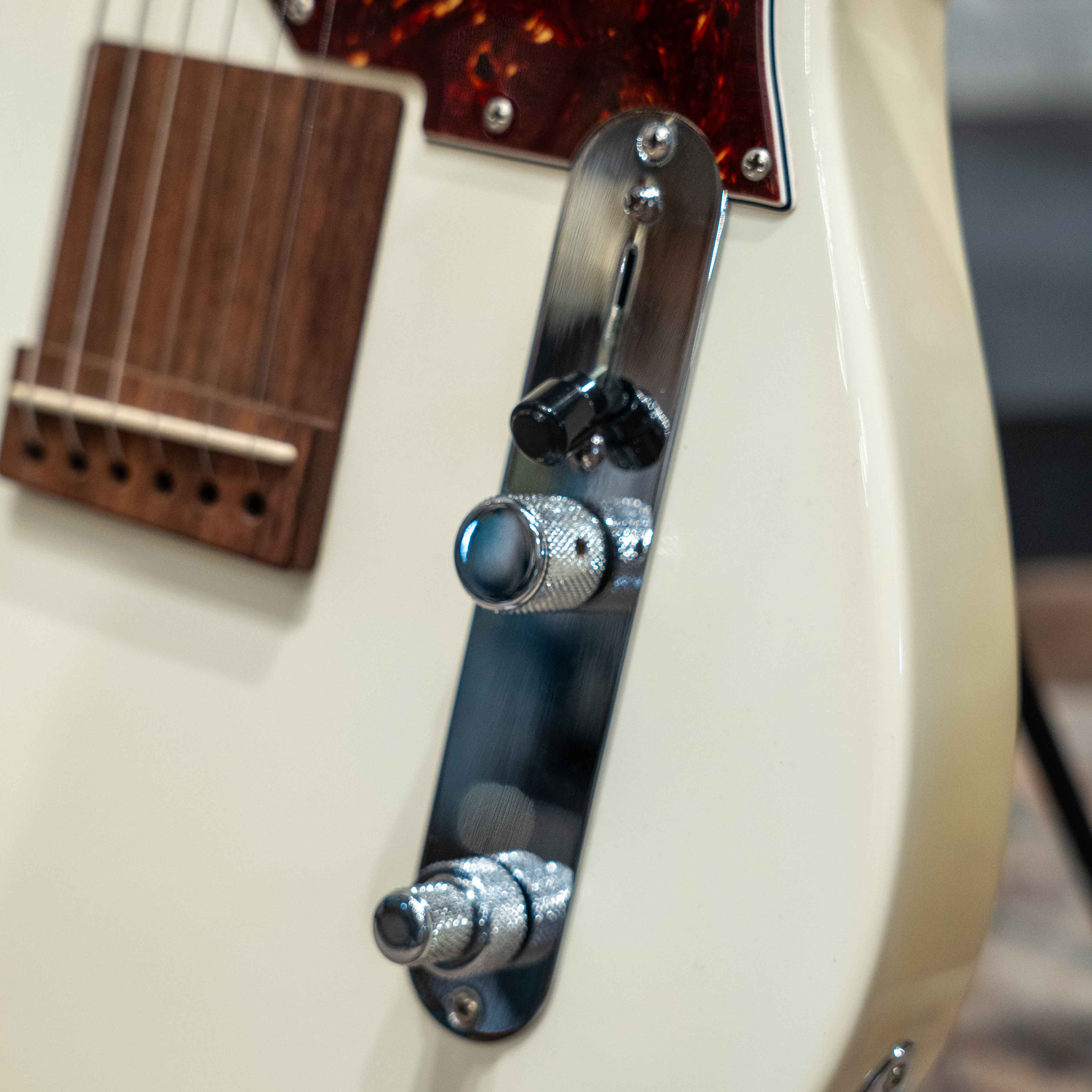 Fender Mexican Acoustasonic Telecaster 2010 - Olympic White (Pre-Owned) - Image 4