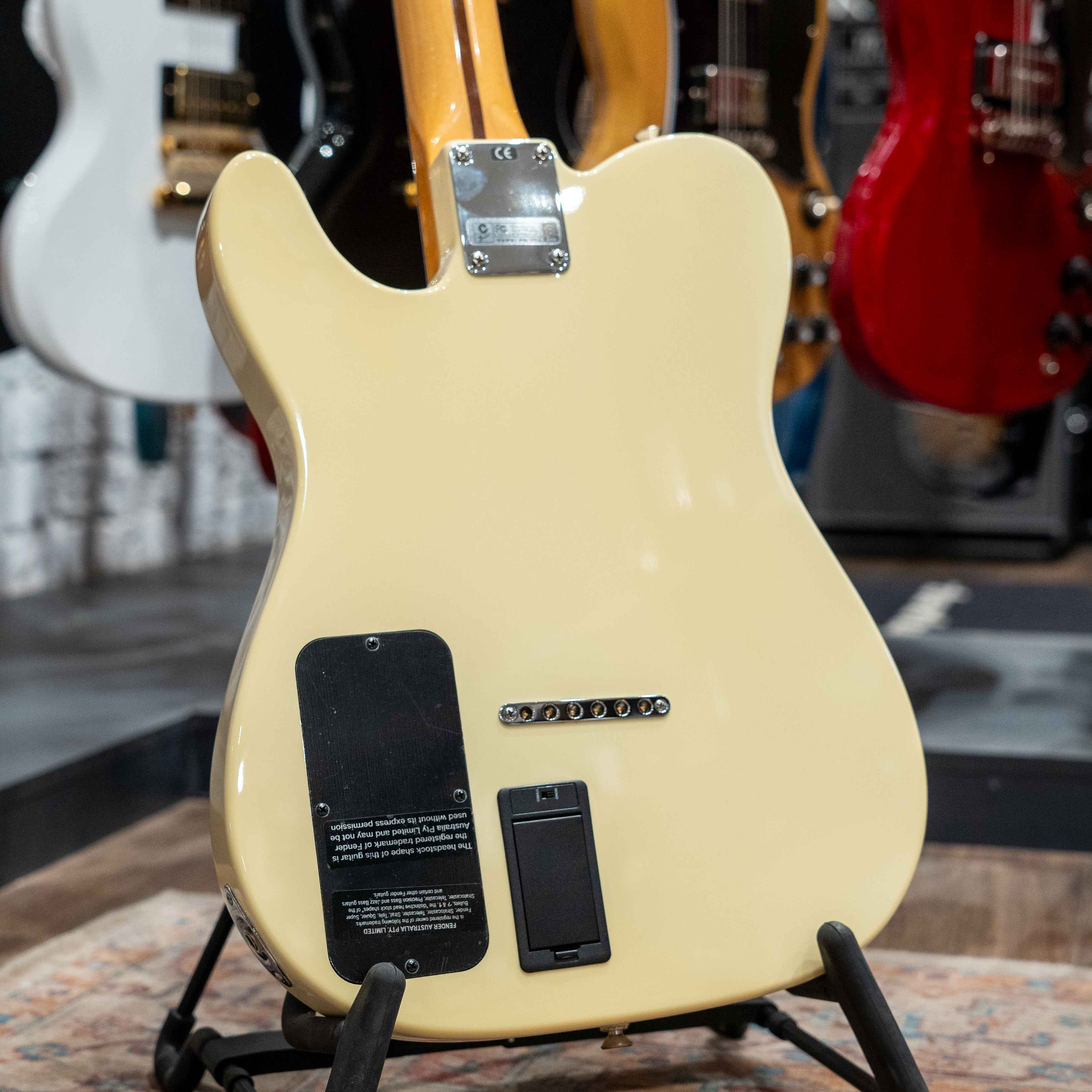 Fender Mexican Acoustasonic Telecaster 2010 - Olympic White (Pre-Owned) - Image 8
