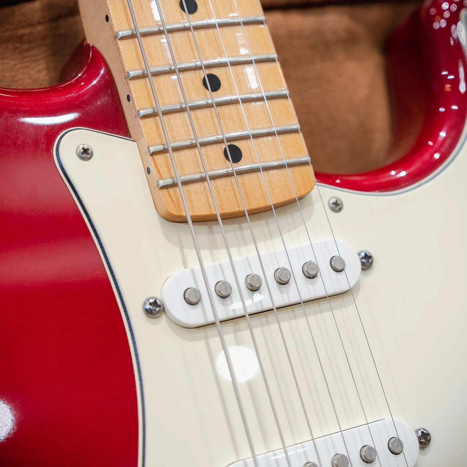 Fender Mexican Standard Stratocaster - Candy Apple Red (Pre-Owned) - Image 5