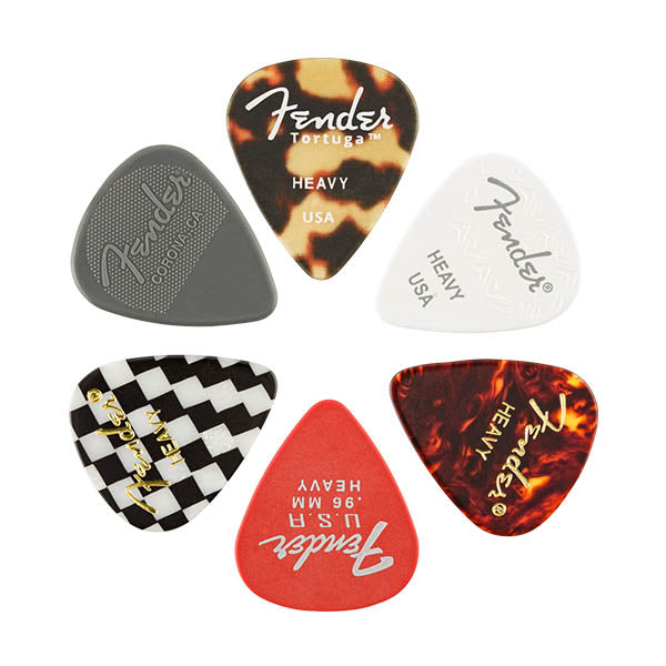 Fender Picks Material Medley 6 Pack 351 Shape - Image 3