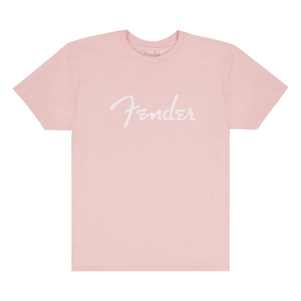 Fender Spaghetti Logo T-Shirt - Shell Pink