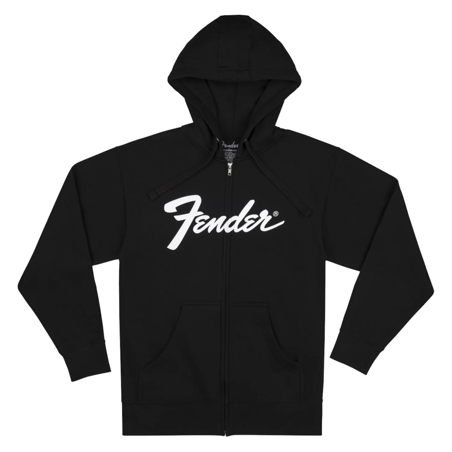 Fender Transition Logo Zip Front Hoodie - Black