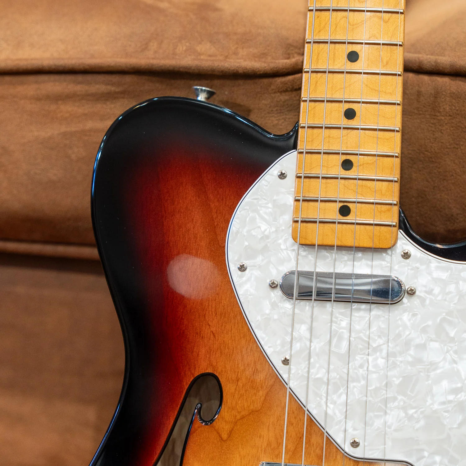 Fender Vintera II '60s Telecaster Thinline - 3 Tone Sunburst (Pre-Owned) - Image 5