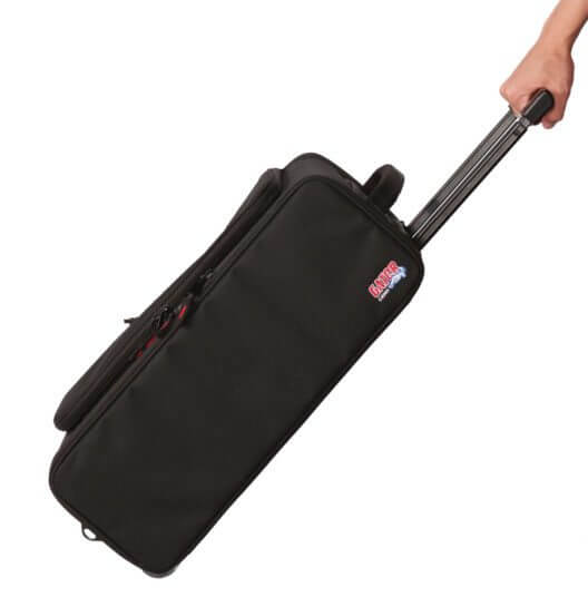 Gator GR-RACKBAG-2UW Lightweight Rack Bag with Wheels - Image 4