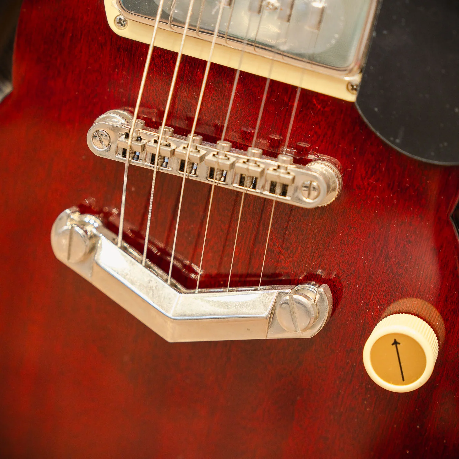 Gretsch G2655-P90 Claret Burst (Pre-Owned) - Image 8