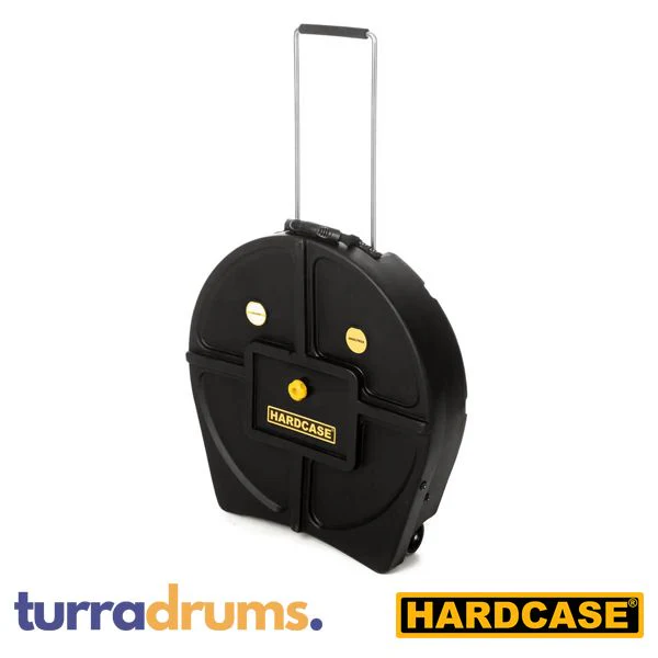 Hardcase 22" Cymbal Case With Wheels - Black (HN9CYM22) - Image 2