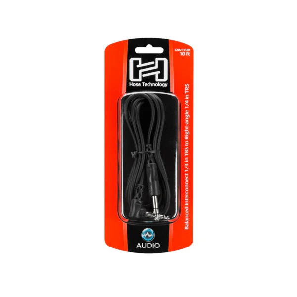 Hosa CSS-110 Balanced TRS Interconnect Cable 10ft - Image 3