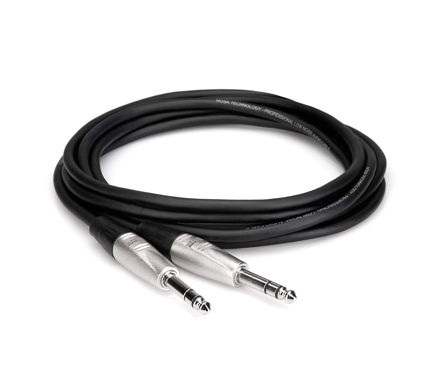 Hosa HSS005 1/4 Inch TRS to TRS Pro Balanced Interconnect Cable 5ft
