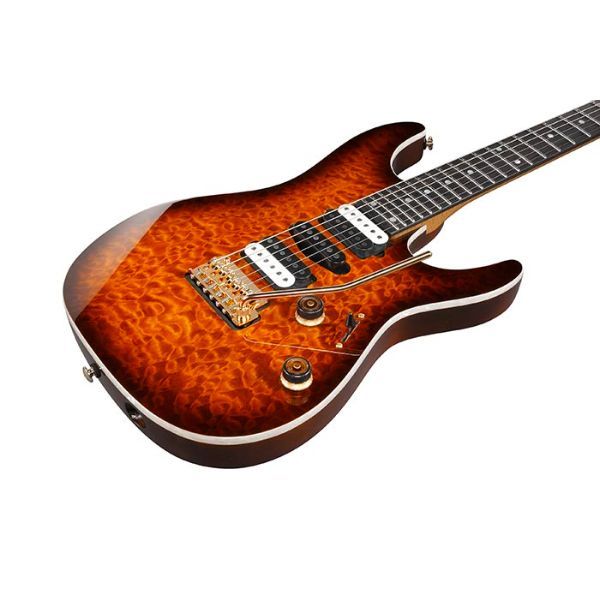 Ibanez AZ47P1QM-DEB - Dragon Eye Burst - Image 4